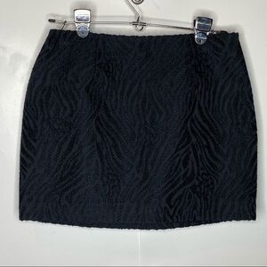 Tahari black textured mini skirt 4 sexy bodycon